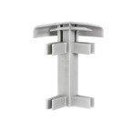 Narożnik zewnętrzny listwy dywanowej JASNY SZARY