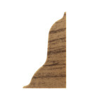 Zakończenie prawe do listwy PCV 52mm ORZECH JASNY