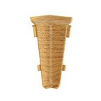 Narożnik wewnętrzny do listwy PCV 70mm DĄB RUSTYKALNY