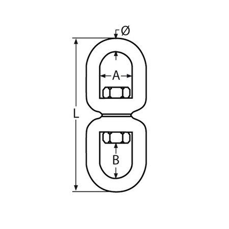 Krętlik OKO-OKO Nierdzewny V4 5mm