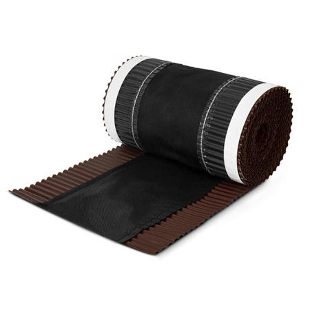 Taśma Aluminiowa KALENICOWA pod Gąsior vRoll 5mb Szerokość 320mm RAL 8017 BRĄZOWA