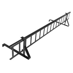 Płotek Śniegowy Przeciwśniegowy System Śniegowy Barierka 150cm 1,5m Wysokość 20cm 200mm CZARNY