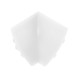 Narożnik wewnętrzny listwy przyblatowej 23mm MARQUINA BIAŁY