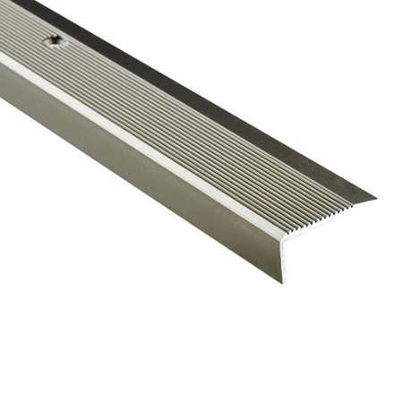 Profil Schodowy Aluminiowy Ryflowany Kątownik SZAMPAN 35x15 Wkręcany Na Śruby