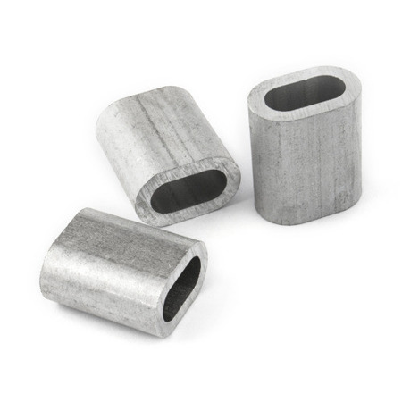 Tuleja Aluminiowa Tulejka Złączka Zacisk Linowy do Lin 2mm
